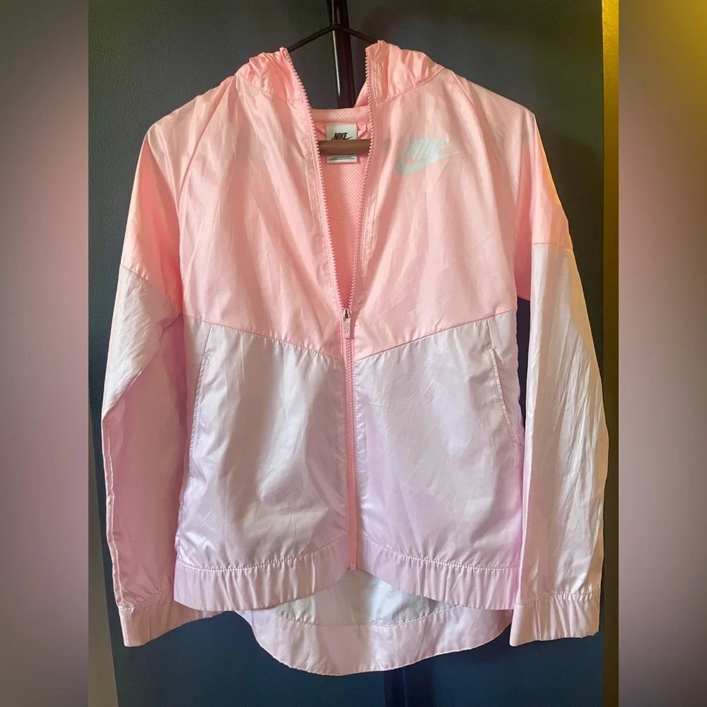 Nike Girl’s Hooded Zip Jacket, Size Girls XL- New Condition